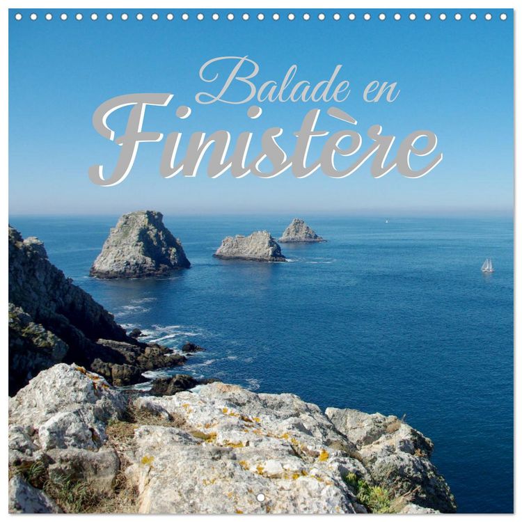 Produktbild: Balade en Finist&egrave;re (Calendrier mural carr&eacute; 2026 30x30 cm) Calendrier double avec une page pour vos prises de notes
