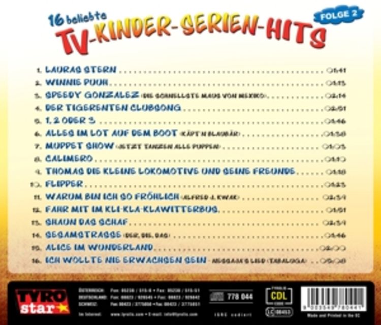 Produktbild: 16 beliebte TV-Kinder-Serien-Hits Folge 2