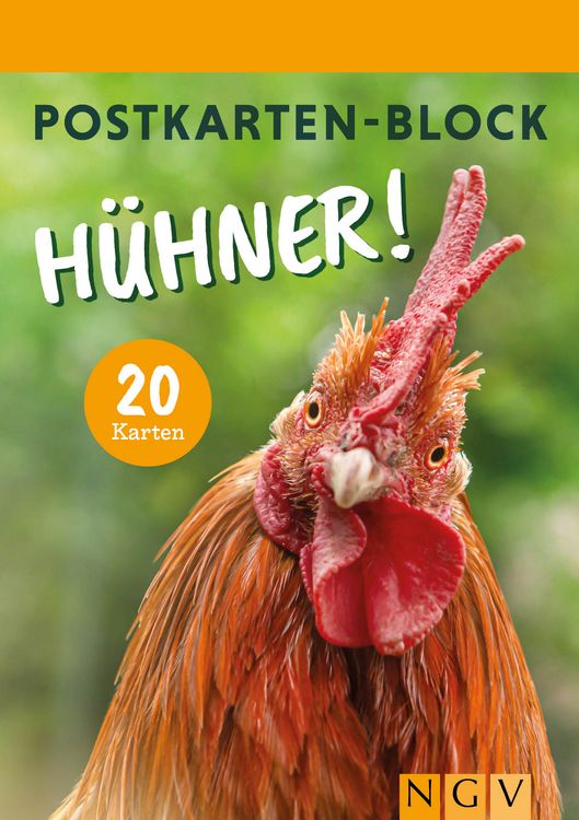 Produktbild: Postkartenblock H&uuml;hner