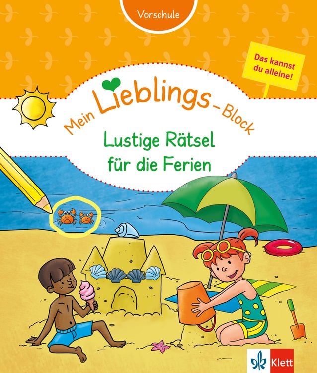 Produktbild: Klett Mein Lieblings-Block Lustige Rätsel für die Ferien