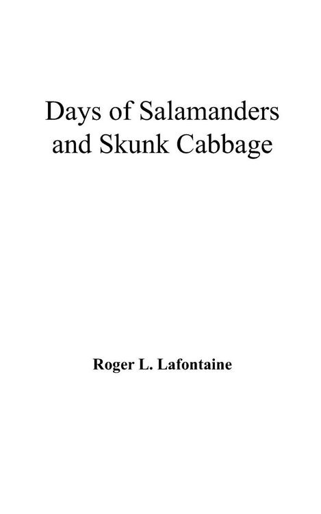 Produktbild: Days of Salamanders and Skunk Cabbage