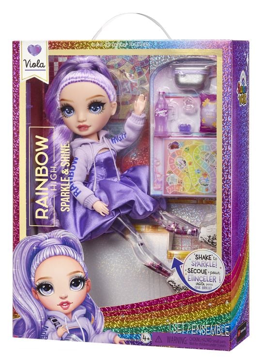 Produktbild: Rainbow High Sparkle & Shine Fashion Dolls- VIOLA (Purple)