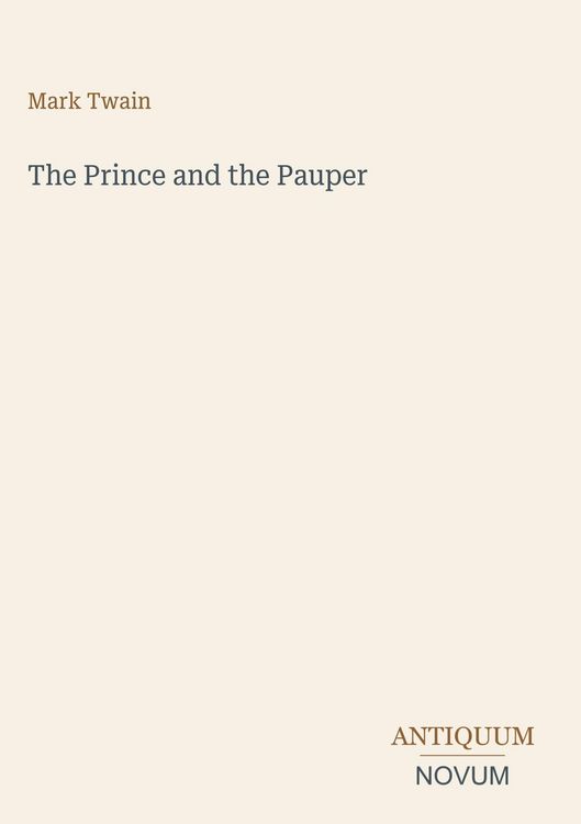Produktbild: The Prince and the Pauper