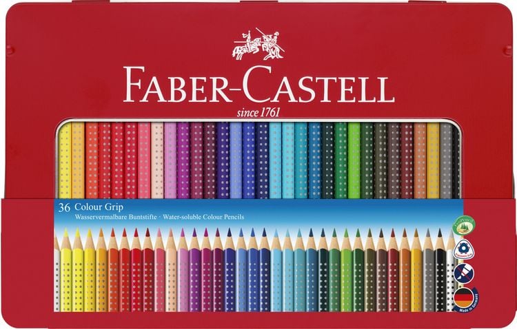 Produktbild: Faber-Castell Buntstifte Colour Grip, 36er Set