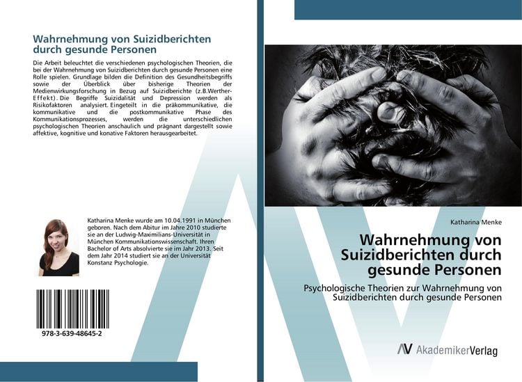 Produktbild: Wahrnehmung von Suizidberichten durch gesunde Personen