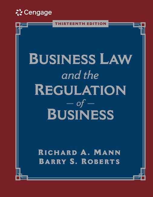 Produktbild: Business Law and the Regulation of Business