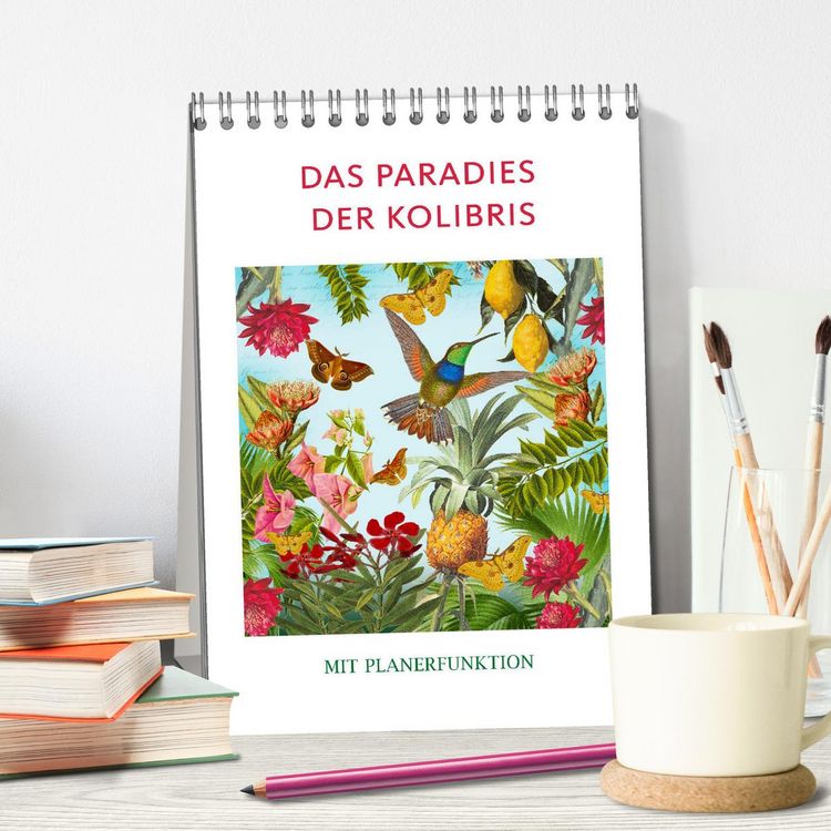 Produktbild: Das Paradies der Kolibris (Tischkalender 2026 DIN A5 hoch), CALVENDO Monatskalender