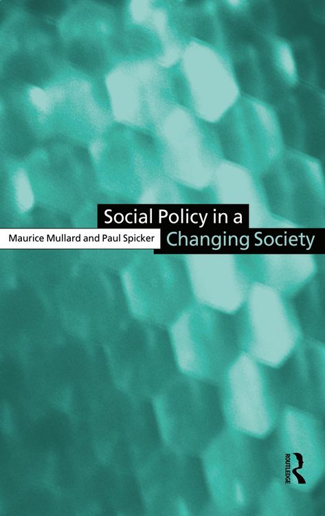 Produktbild: Social Policy in a Changing Society