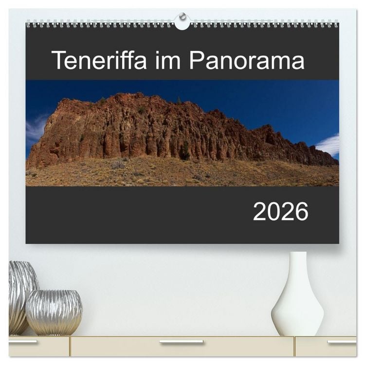 Produktbild: Teneriffa im Panorama (hochwertiger Premium Wandkalender 2026 DIN A2 quer), Kunstdruck in Hochglanz
