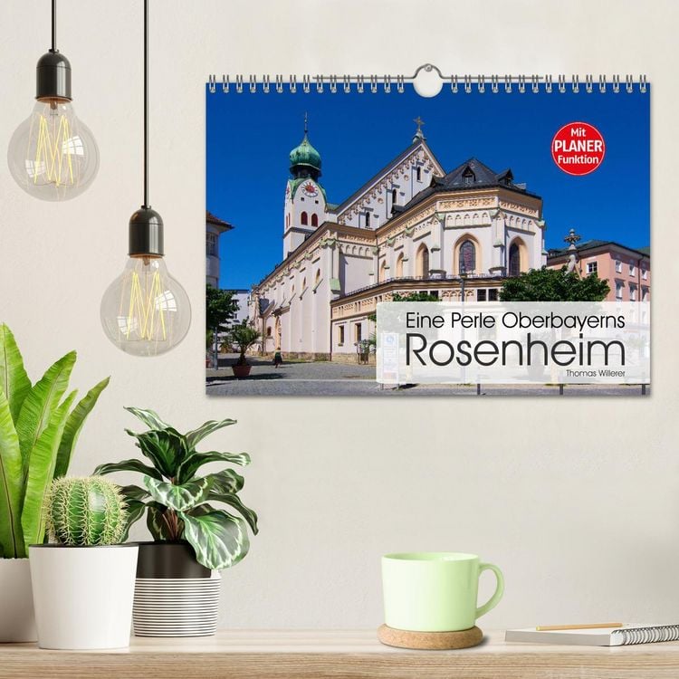 Produktbild: Eine Perle Oberbayerns - Rosenheim (Wandkalender 2026 DIN A4 quer), CALVENDO Monatskalender