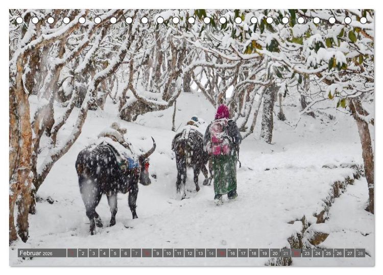 Produktbild: Himalaya (Tischkalender 2026 DIN A5 quer), CALVENDO Monatskalender