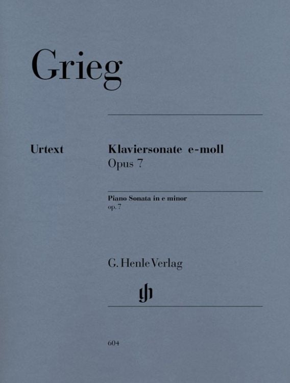 Produktbild: Edvard Grieg - Klaviersonate e-moll op. 7