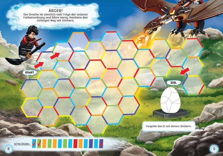 Produktbild: LEGO&reg; Harry Potter&trade; &ndash; Stickerabenteuer, Das trimagische Turnier