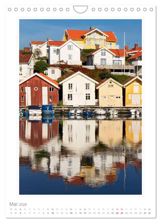 Produktbild: Bohusl&auml;n - &uuml;ber Stadt und Land (Wandkalender 2026 DIN A4 hoch), CALVENDO Monatskalender
