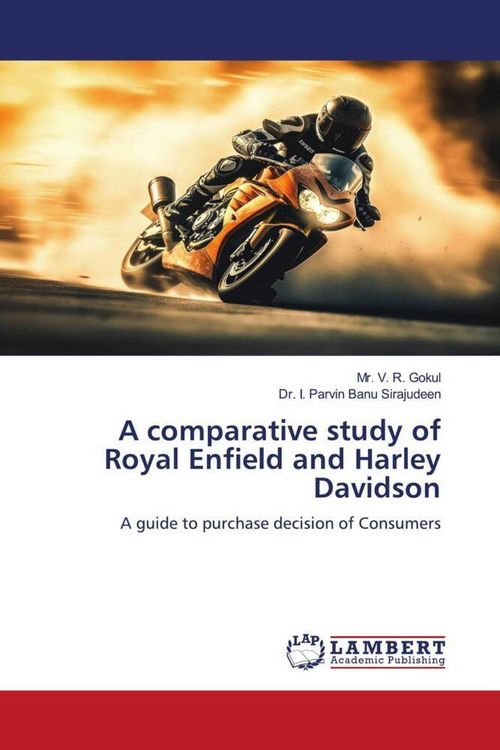 Produktbild: A comparative study of Royal Enfield and Harley Davidson