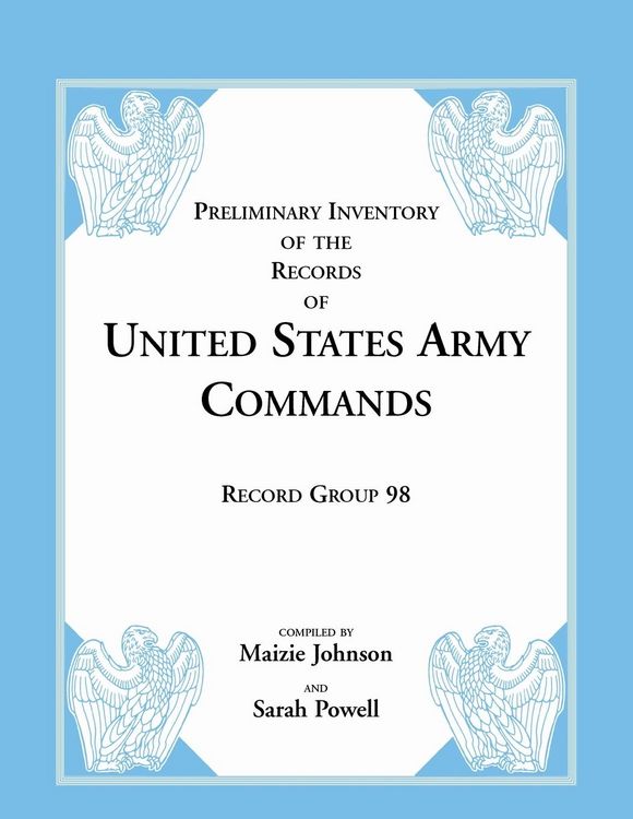 Produktbild: Preliminary Inventory of the Records of United States Army Commands