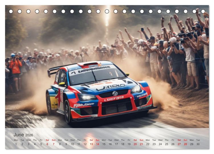 Produktbild: The ultimate sporty driving experience (Desk Calendar 2026 DIN A5 landscape), CALVENDO 12 Month DeskCalendar