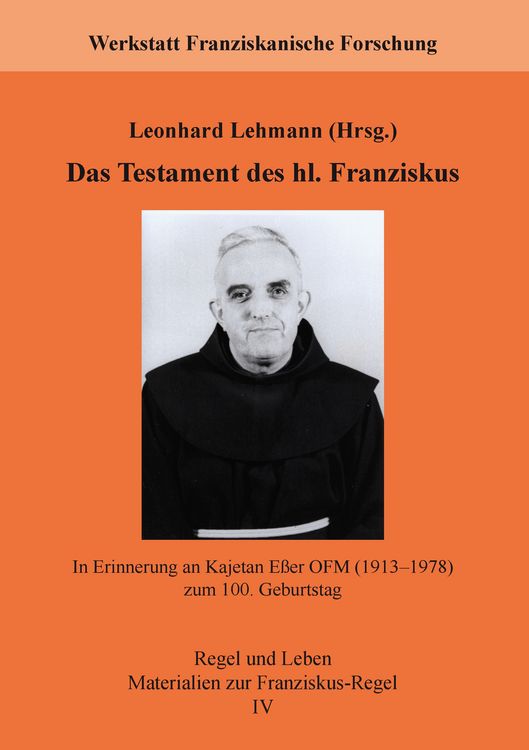 Produktbild: Das Testament des hl. Franziskus