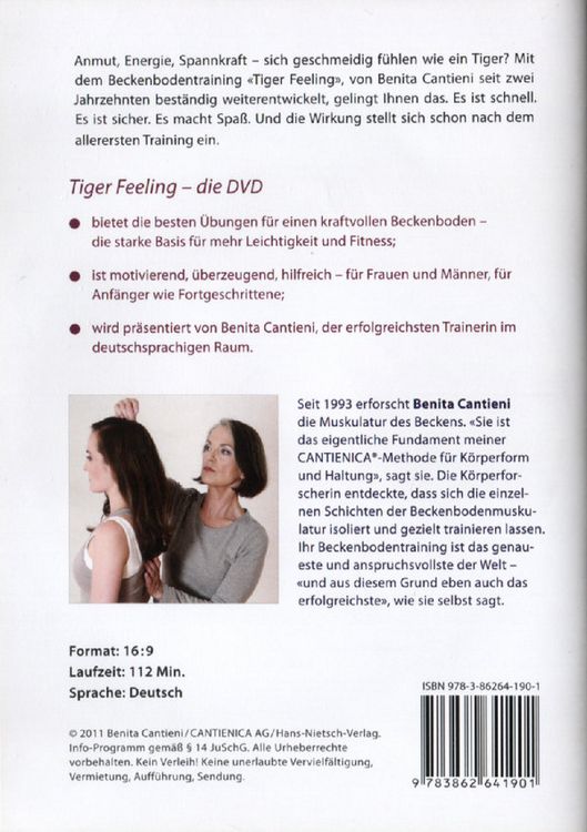 Produktbild: Tiger Feeling - Das perfekte Beckenbodentraining f&uuml;r Mann & Frau