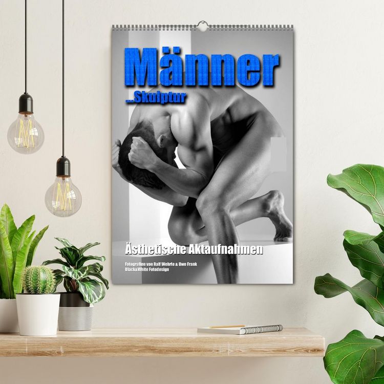 Produktbild: M&auml;nner... Skulptur (Wandkalender 2026 DIN A2 hoch), CALVENDO Monatskalender