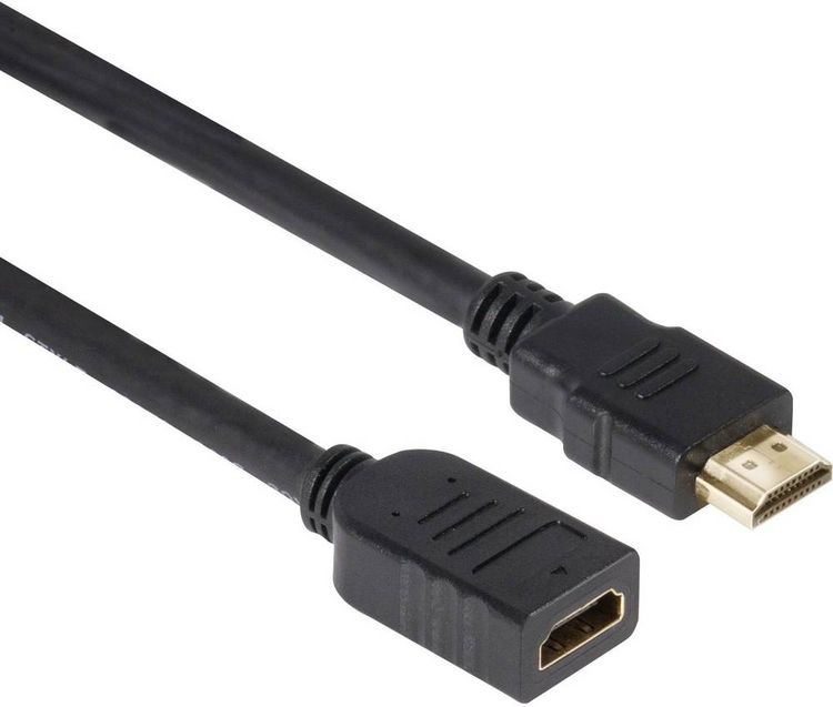 Produktbild: club3D HDMI Verl&auml;ngerungskabel HDMI-A Stecker, HDMI-A Buchse 5.00 m Schwarz CAC-1320 4K UHD HDMI-Kabel