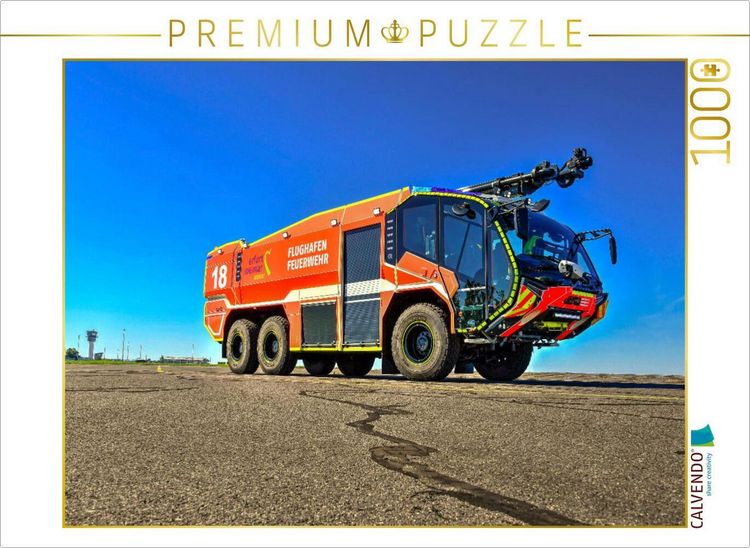 Produktbild: CALVENDO Puzzle FLF 11.500/1.400/P250-HRET / Rosenbauer Panther 6x6 / Flughafen Erfurt-Weimar | 1000 Teile Lege-Gr&ouml;&szlig;e 64x48cm Foto-Puzzle f&uuml;r gl&uuml;cklic