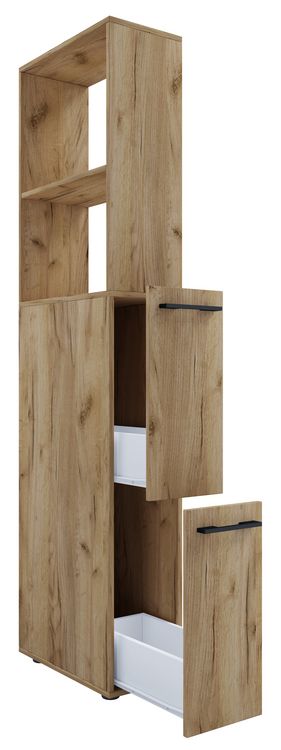 Produktbild: Holz Badm&ouml;bel Nischenschrank Schublade Sadilo XL