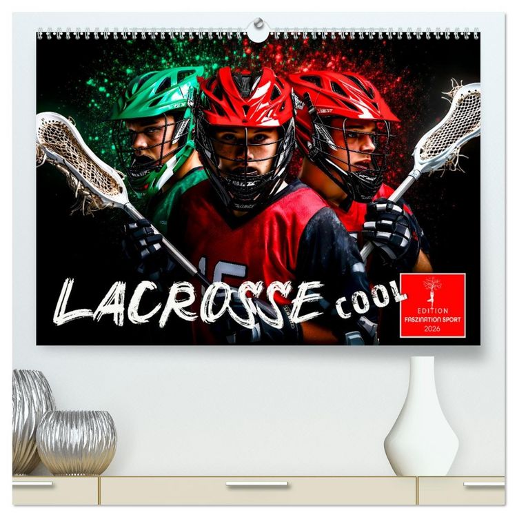 Produktbild: Lacrosse cool (hochwertiger Premium Wandkalender 2026 DIN A2 quer), Kunstdruck in Hochglanz