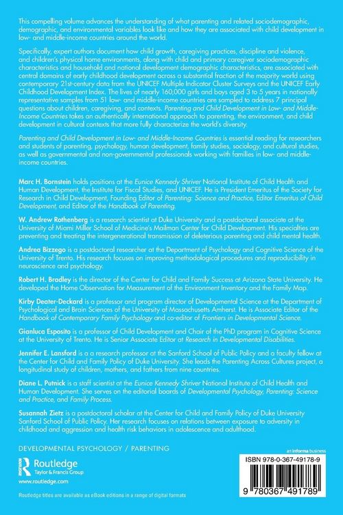 Produktbild: Parenting and Child Development in Low- and Middle-Income Countries