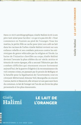 Produktbild: Le lait de l'oranger