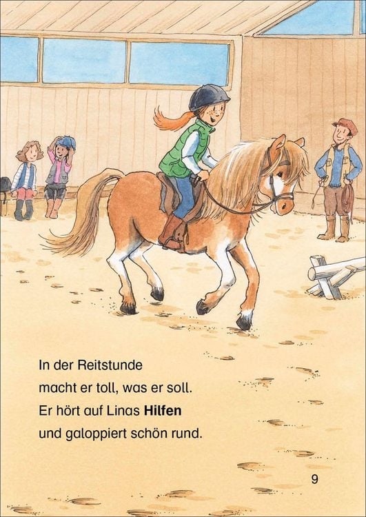 Produktbild: Lesel&ouml;wen 1. Klasse - Das neue Pferd in der Reitschule