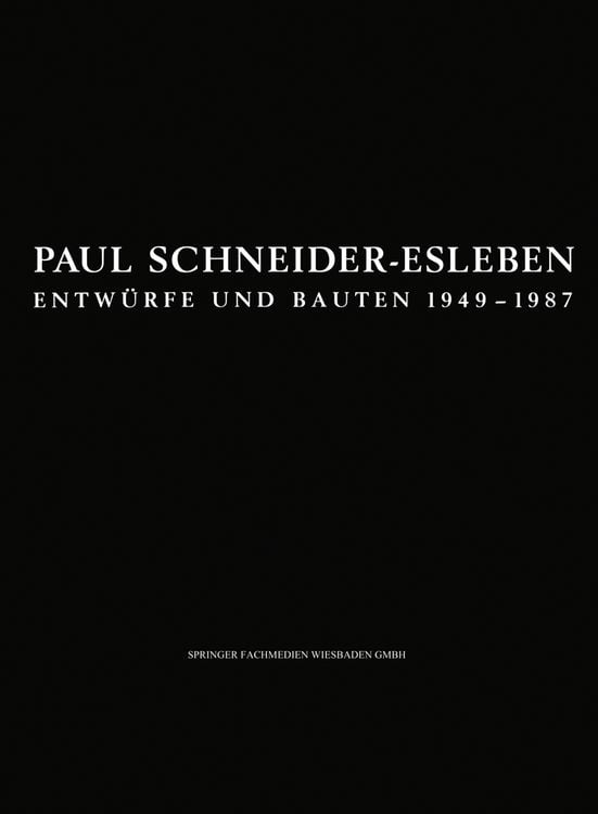 Produktbild: Paul Schneider-Esleben