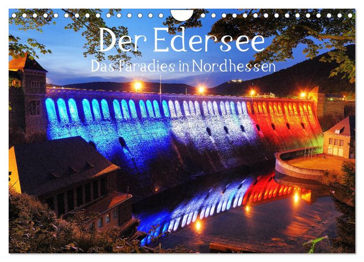 Produktbild: Der Edersee - Das Paradies in Nordhessen (Wandkalender 2026 DIN A4 quer), CALVENDO Monatskalender