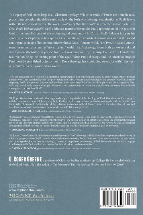 Produktbild: A Theology of Paul the Apostle, Part One