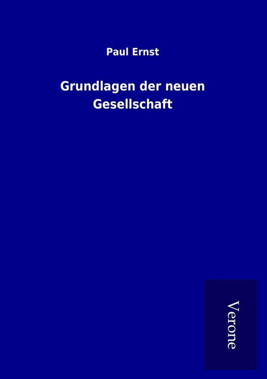 Produktbild: Grundlagen der neuen Gesellschaft