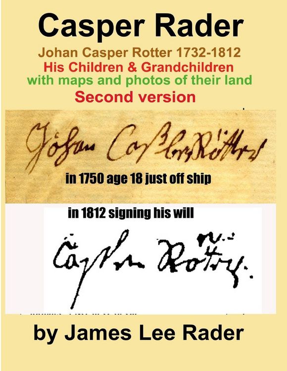Produktbild: Casper Rader 1732-1812 Wythe county, Virginia