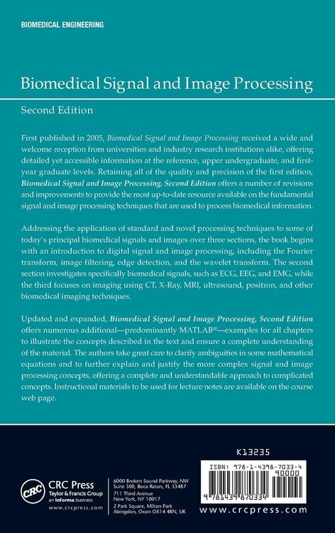Produktbild: Biomedical Signal and Image Processing