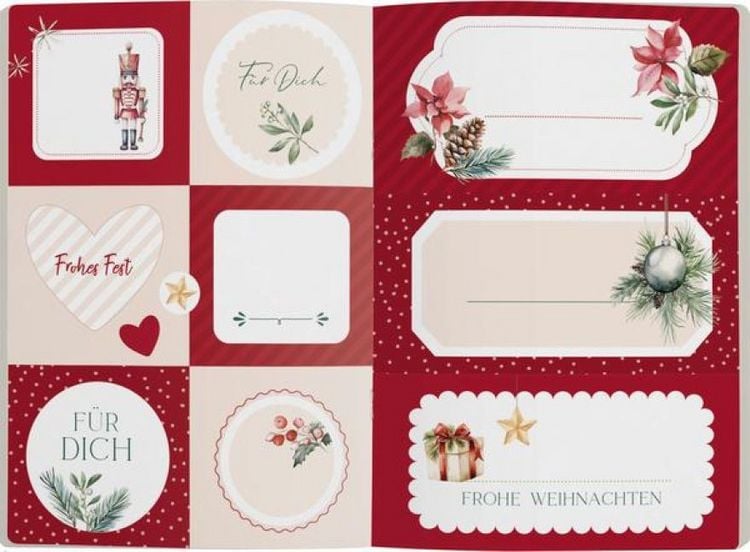 Produktbild: Etikettenbuch Weihnachten