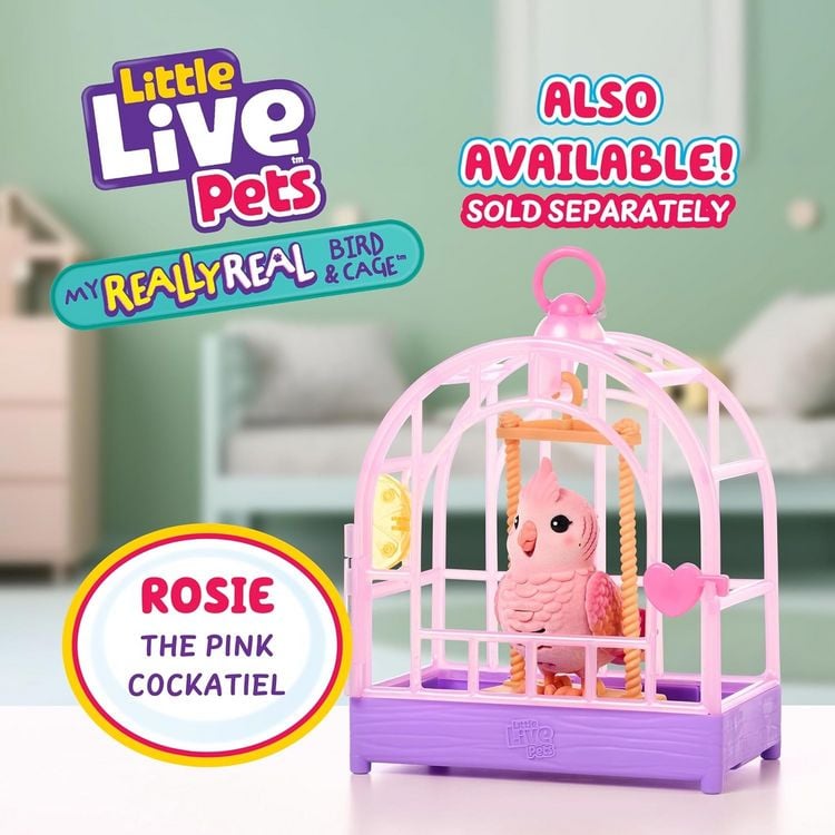 Produktbild: Moose Toys LITTLE LIVE PETS MY REALLY REAL S2 BIRD & CAGE INDIE