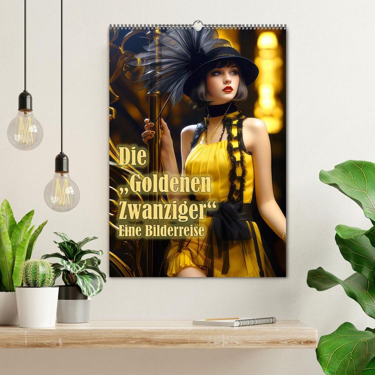 Produktbild: Die Goldenen Zwanziger - Eine Bilderreise (Wandkalender 2026 DIN A2 hoch), CALVENDO Monatskalender