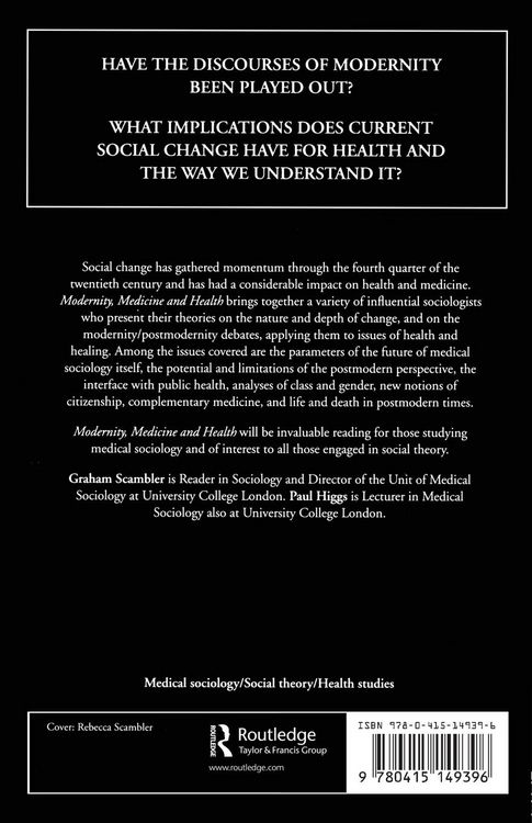 Produktbild: Modernity, Medicine and Health