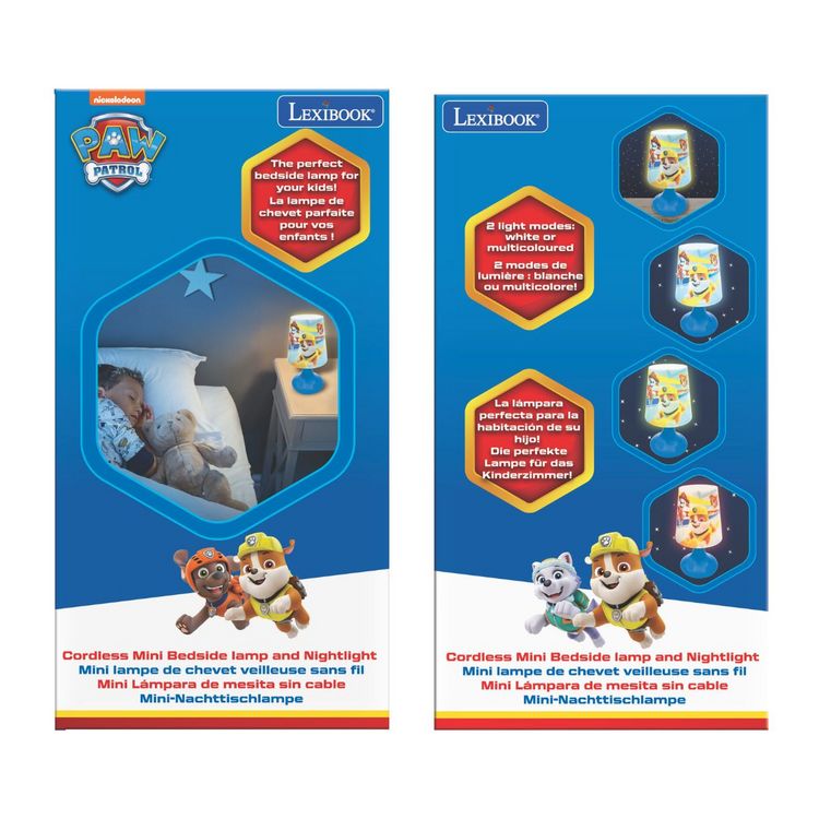 Produktbild: Paw Patrol Kabellose Mini-Nachttischlampe