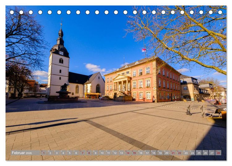 Produktbild: Ein Blick auf Detmold (Tischkalender 2026 DIN A5 quer), CALVENDO Monatskalender