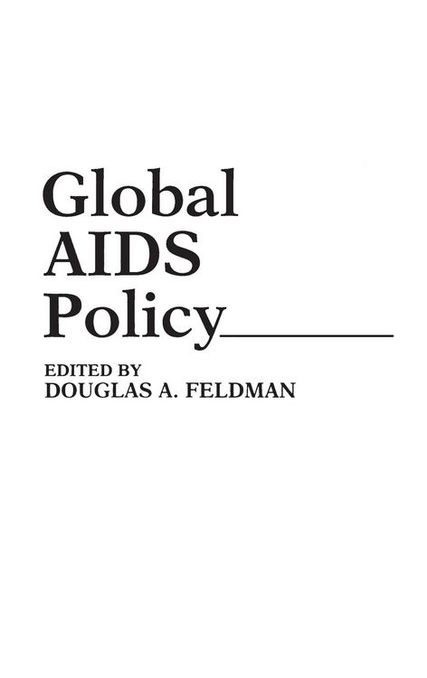 Produktbild: Feldman, D: Global AIDS Policy