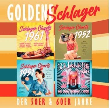 Produktbild: Goldene Schlager der 50er & 60er Jahre, 4 Schallplatten