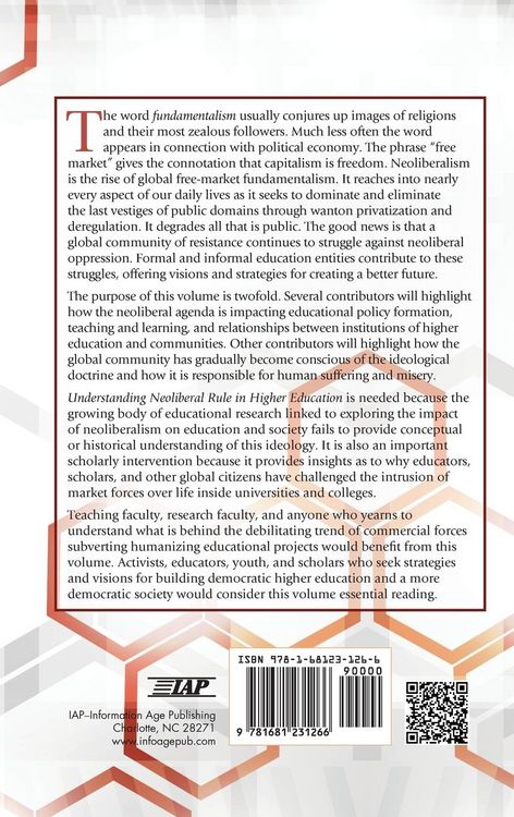Produktbild: Understanding Neoliberal Rule in Higher Education