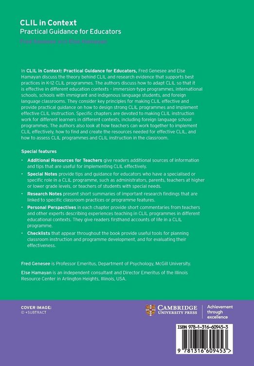 Produktbild: CLIL in Context Practical Guidance for Educators