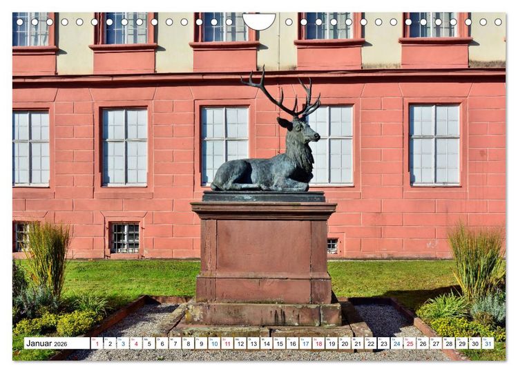 Produktbild: Erbach - Die Odenw&auml;lder Residenzstadt (Wandkalender 2026 DIN A4 quer), CALVENDO Monatskalender