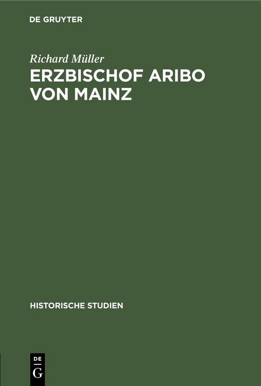 Produktbild: Erzbischof Aribo von Mainz