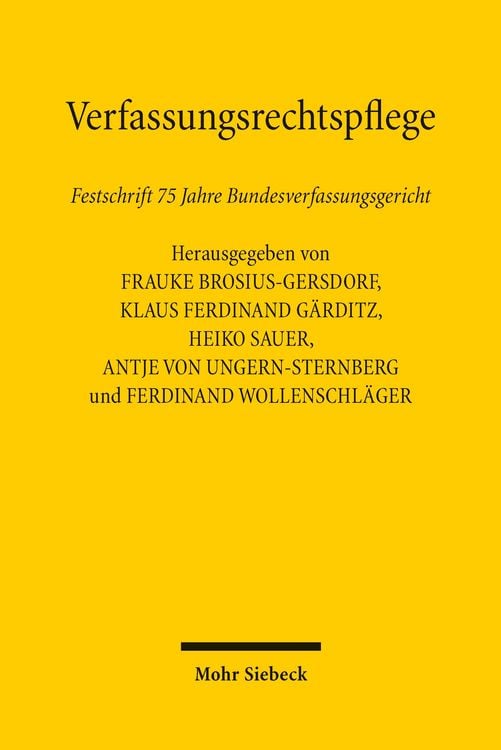 Produktbild: Verfassungsrechtspflege